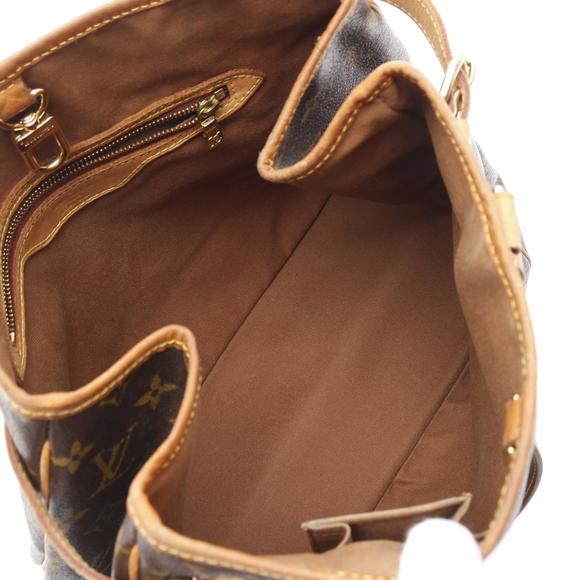 Louis Vuitton Leather Vertical Tote brown Batignolles Monogram Bag - Picture 3 of 7